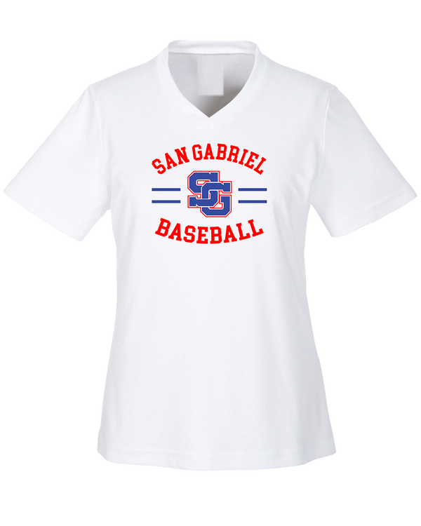 San Gabriel HS Baseball Curve - Womens Performance Shirt
