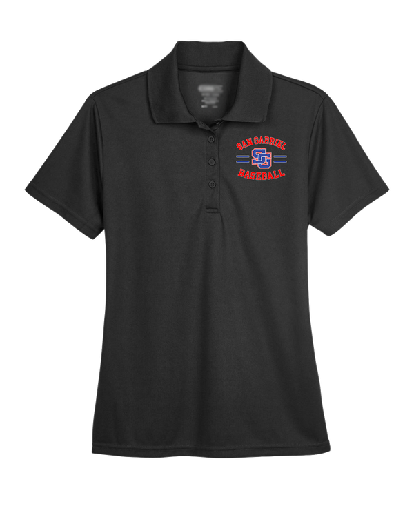 San Gabriel HS Baseball Curve - Womens Polo