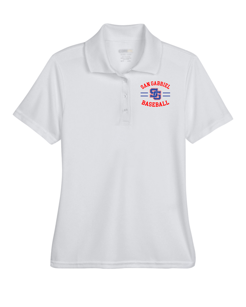 San Gabriel HS Baseball Curve - Womens Polo