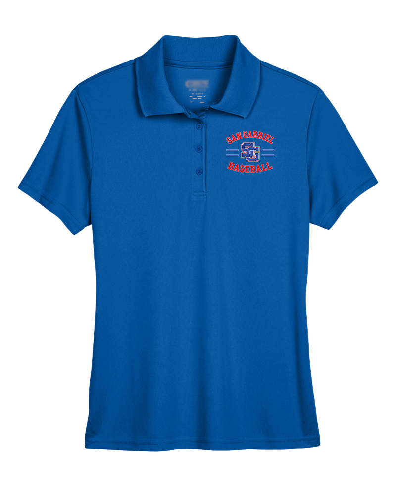 San Gabriel HS Baseball Curve - Womens Polo