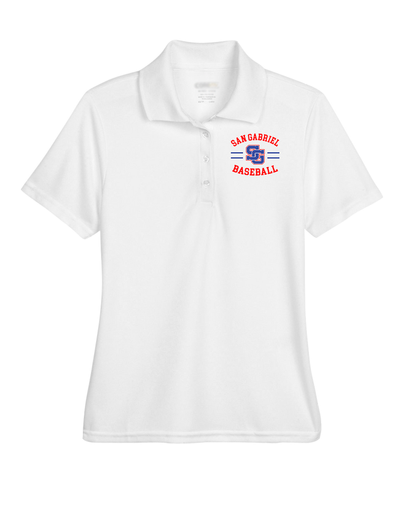 San Gabriel HS Baseball Curve - Womens Polo