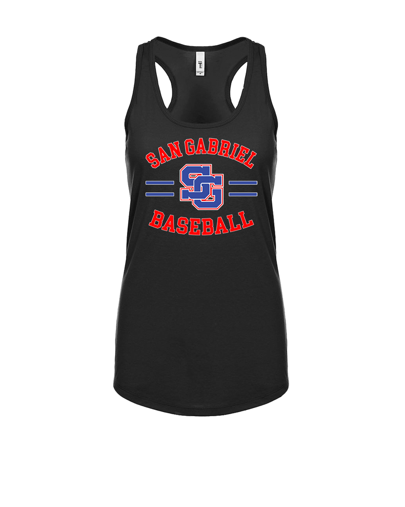 San Gabriel HS Baseball Curve - Womens Tank Top