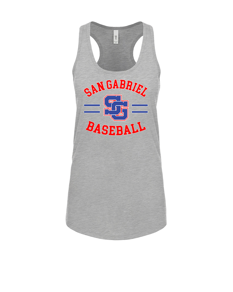 San Gabriel HS Baseball Curve - Womens Tank Top