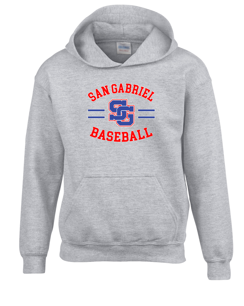San Gabriel HS Baseball Curve - Youth Hoodie