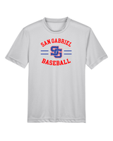 San Gabriel HS Baseball Curve - Youth Performance T-Shirt