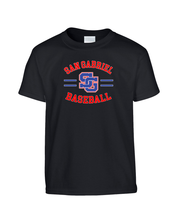 San Gabriel HS Baseball Curve - Youth T-Shirt