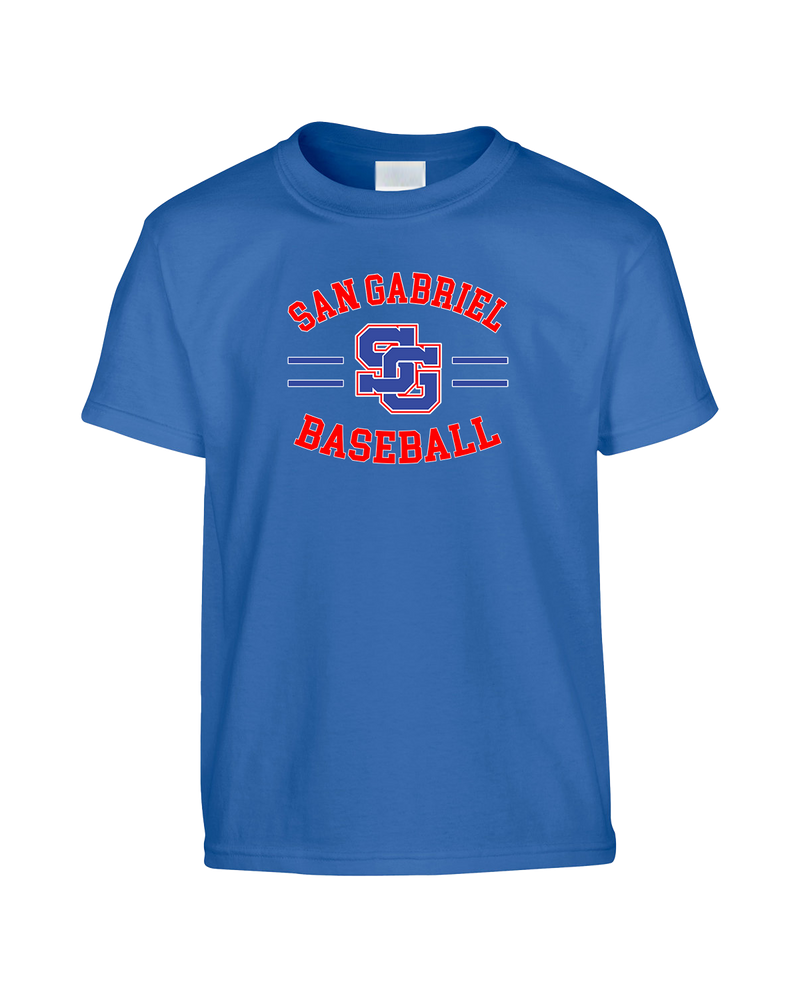 San Gabriel HS Baseball Curve - Youth T-Shirt