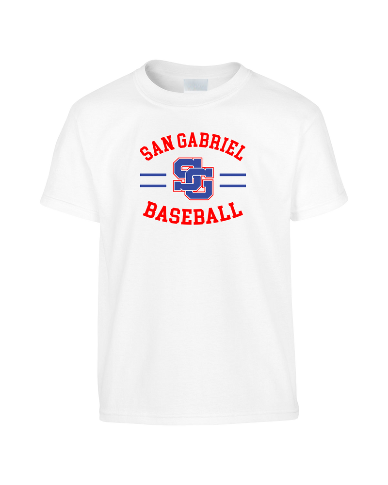 San Gabriel HS Baseball Curve - Youth T-Shirt