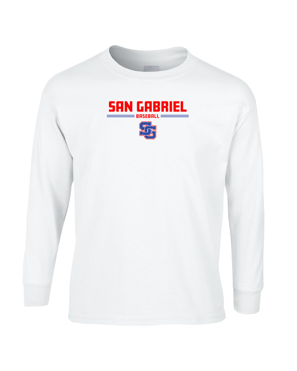 San Gabriel HS Baseball Keen - Mens Basic Cotton Long Sleeve