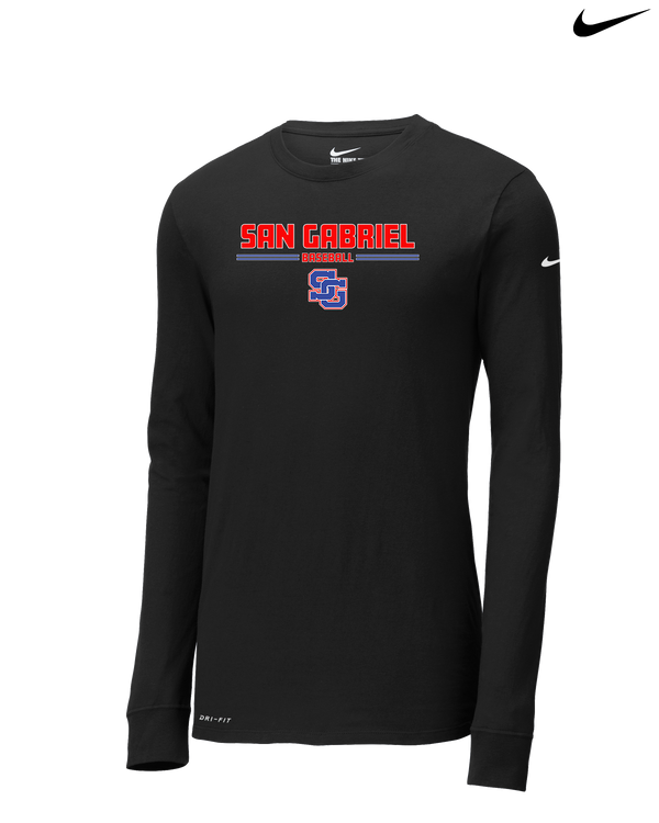 San Gabriel HS Baseball Keen - Nike Dri-Fit Poly Long Sleeve