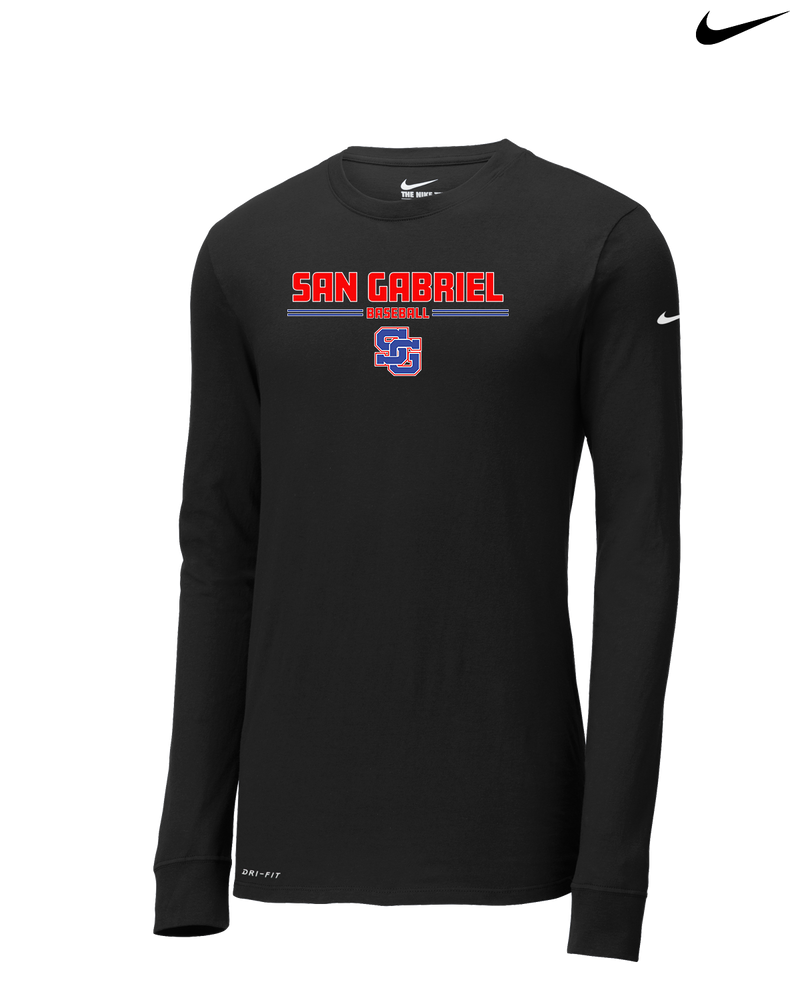 San Gabriel HS Baseball Keen - Nike Dri-Fit Poly Long Sleeve