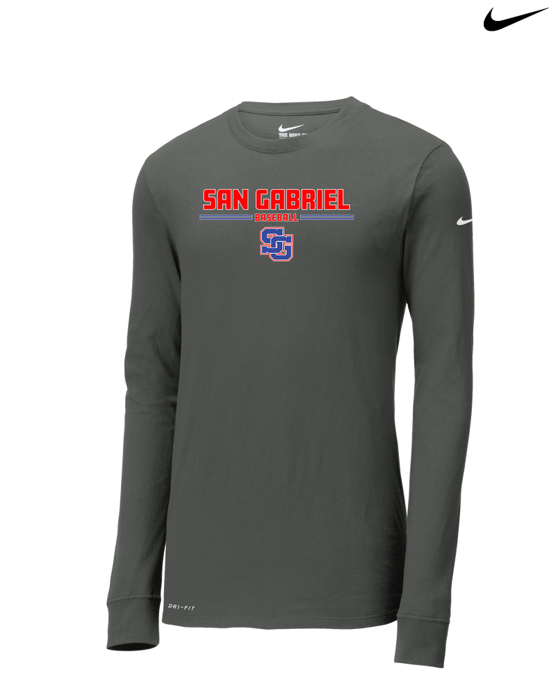 San Gabriel HS Baseball Keen - Nike Dri-Fit Poly Long Sleeve