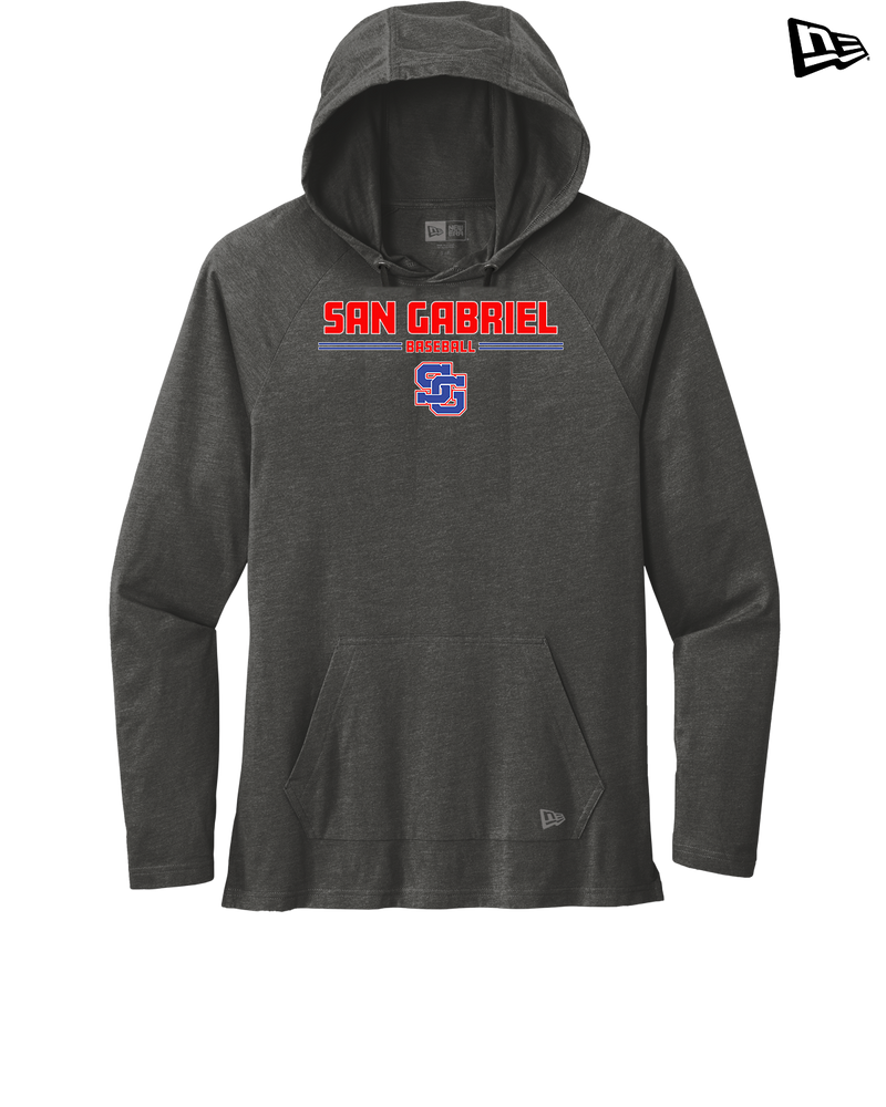 San Gabriel HS Baseball Keen - New Era Tri Blend Hoodie