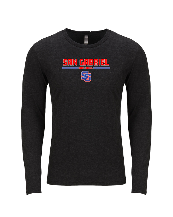 San Gabriel HS Baseball Keen - Tri Blend Long Sleeve