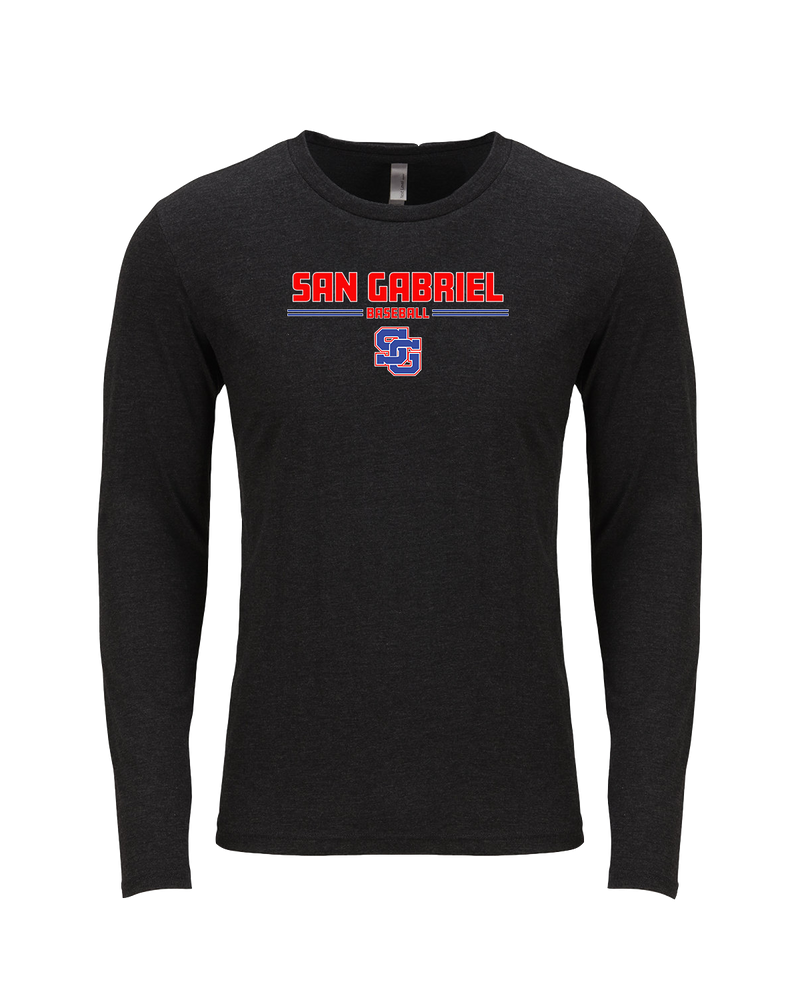 San Gabriel HS Baseball Keen - Tri Blend Long Sleeve