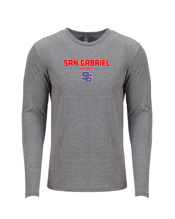 San Gabriel HS Baseball Keen - Tri Blend Long Sleeve