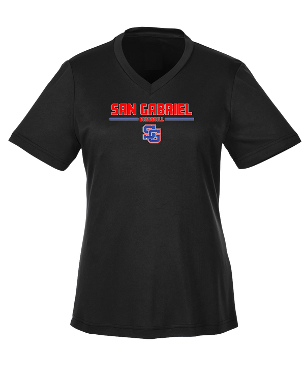 San Gabriel HS Baseball Keen - Womens Performance Shirt