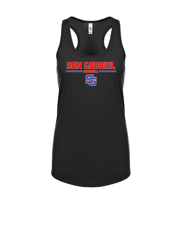 San Gabriel HS Baseball Keen - Womens Tank Top