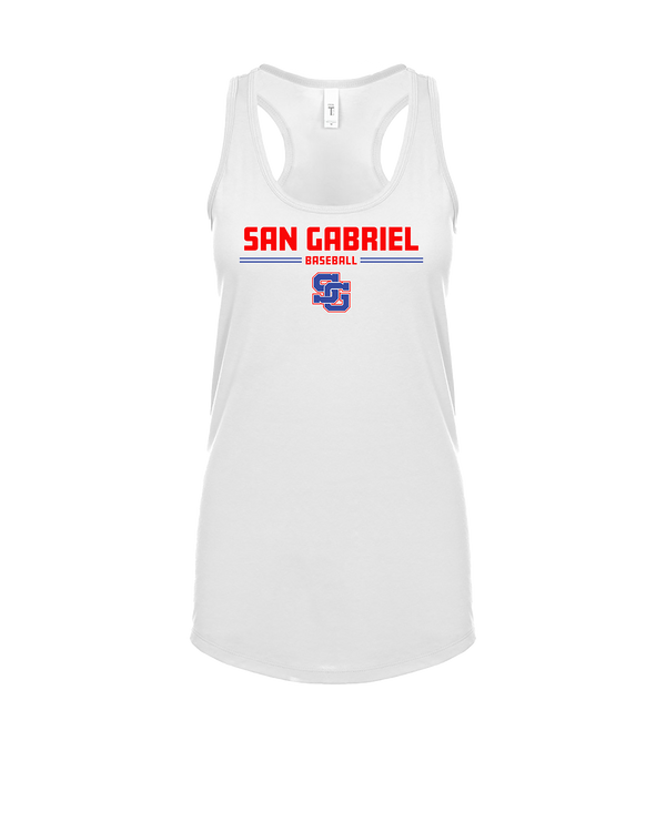 San Gabriel HS Baseball Keen - Womens Tank Top