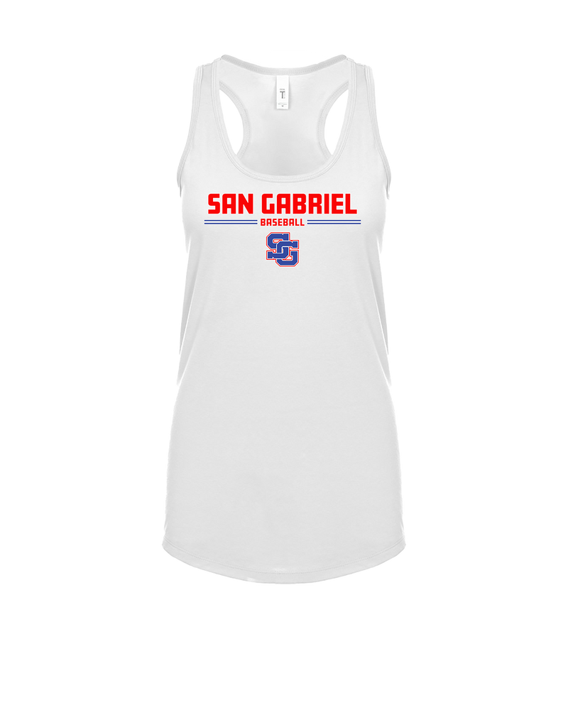 San Gabriel HS Baseball Keen - Womens Tank Top