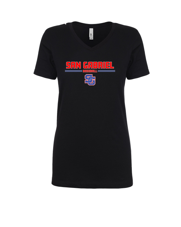 San Gabriel HS Baseball Keen - Womens V-Neck