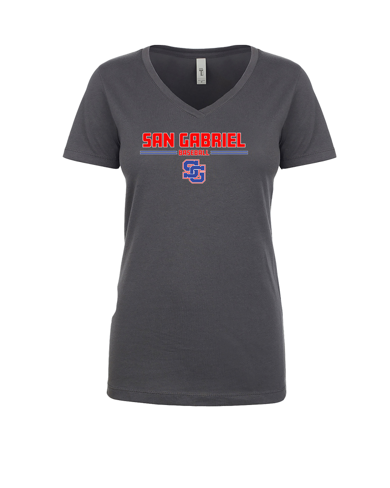 San Gabriel HS Baseball Keen - Womens V-Neck
