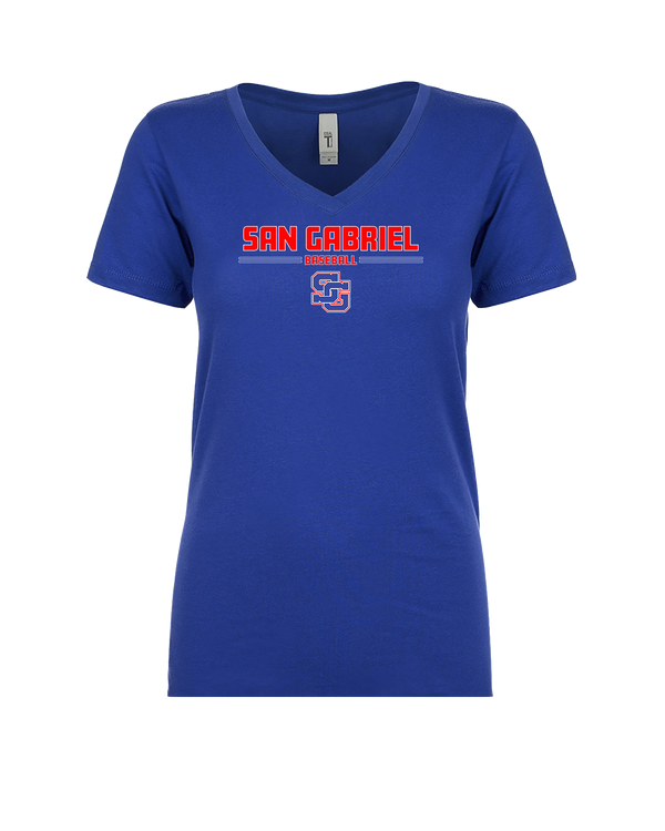 San Gabriel HS Baseball Keen - Womens V-Neck