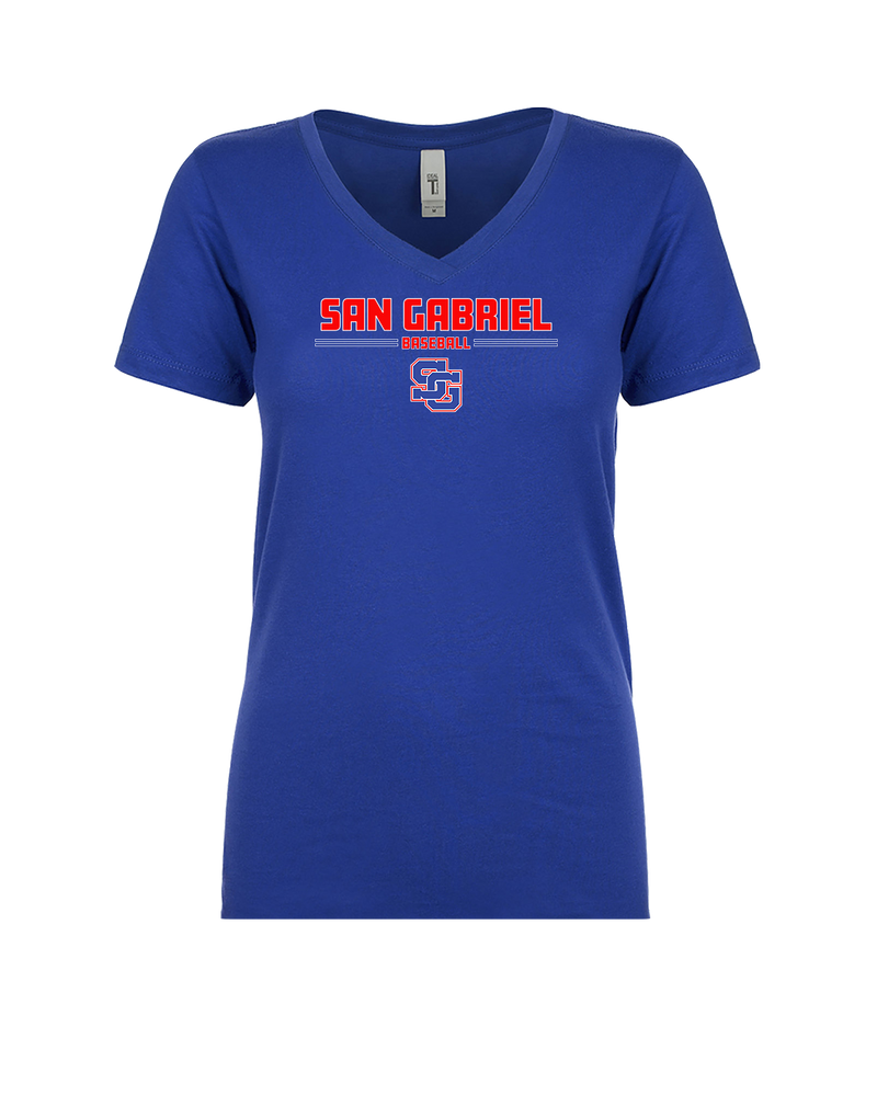 San Gabriel HS Baseball Keen - Womens V-Neck