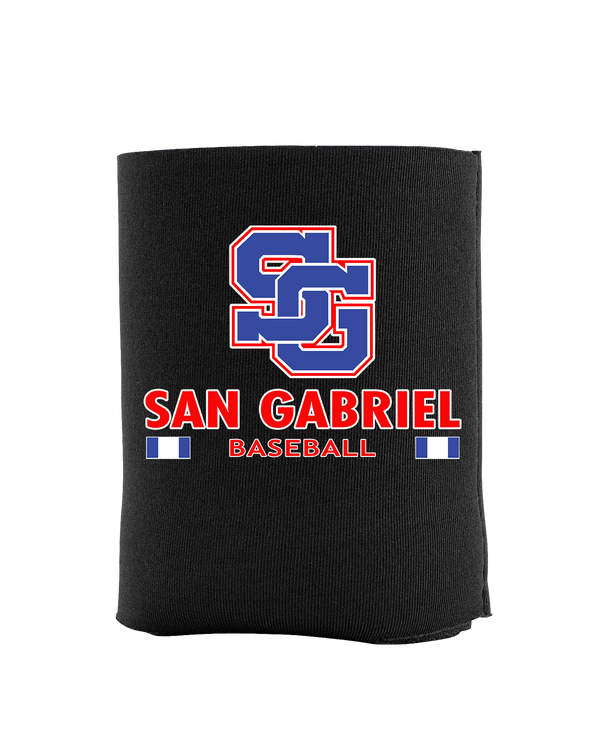 San Gabriel HS Baseball Stacked - Koozie