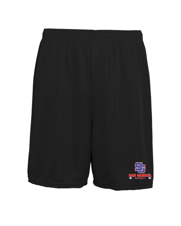 San Gabriel HS Baseball Stacked - 7 inch Training Shorts