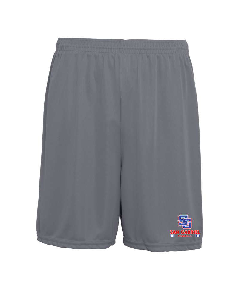 San Gabriel HS Baseball Stacked - 7 inch Training Shorts