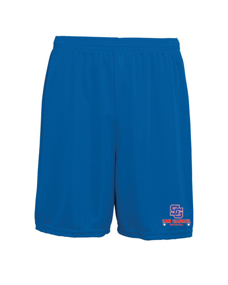 San Gabriel HS Baseball Stacked - 7 inch Training Shorts