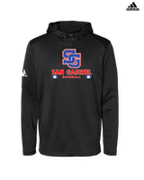 San Gabriel HS Baseball Stacked - Adidas Men's Hooded Sweatshirt