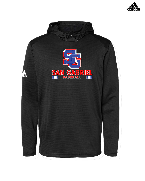San Gabriel HS Baseball Stacked - Adidas Men's Hooded Sweatshirt