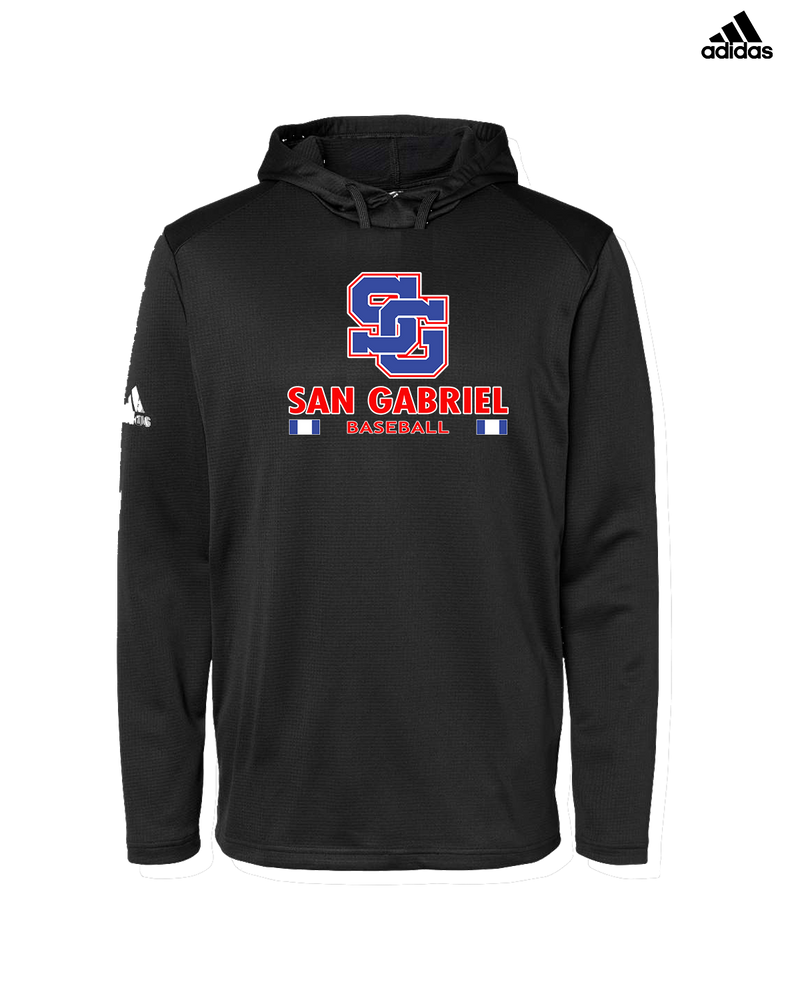 San Gabriel HS Baseball Stacked - Adidas Men's Hooded Sweatshirt