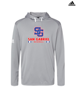 San Gabriel HS Baseball Stacked - Adidas Men's Hooded Sweatshirt