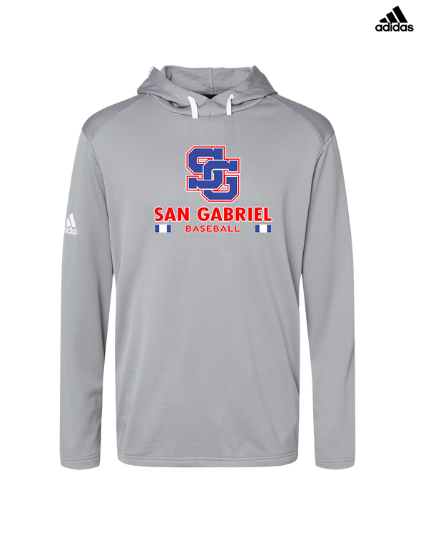 San Gabriel HS Baseball Stacked - Adidas Men's Hooded Sweatshirt
