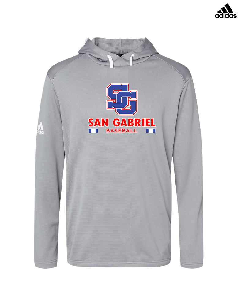 San Gabriel HS Baseball Stacked - Adidas Men's Hooded Sweatshirt