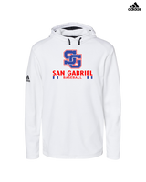San Gabriel HS Baseball Stacked - Adidas Men's Hooded Sweatshirt