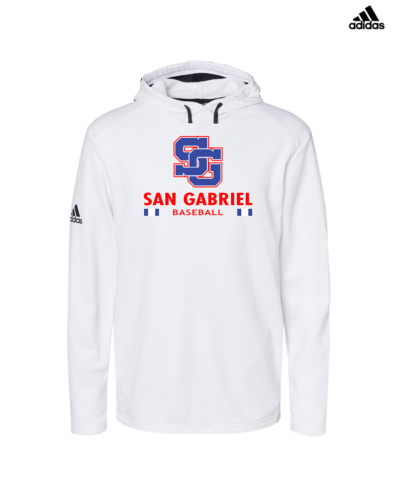 San Gabriel HS Baseball Stacked - Adidas Men's Hooded Sweatshirt