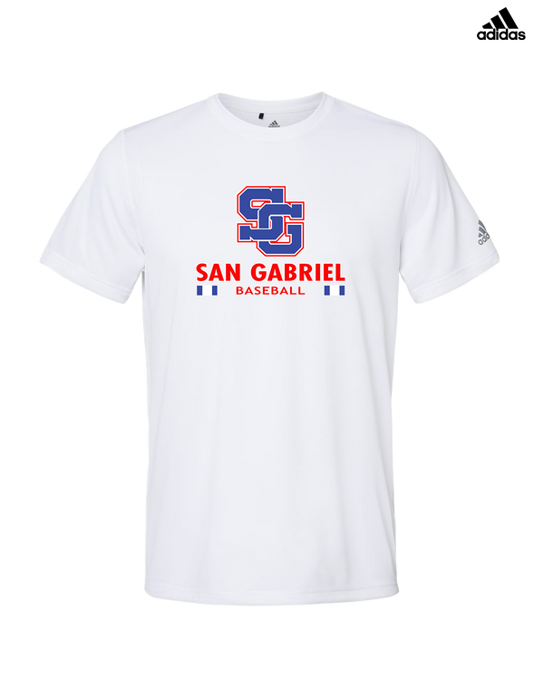 San Gabriel HS Baseball Stacked - Adidas Men's Performance Shirt