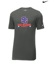 San Gabriel HS Baseball Stacked - Nike Cotton Poly Dri-Fit