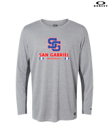 San Gabriel HS Baseball Stacked - Oakley Hydrolix Long Sleeve