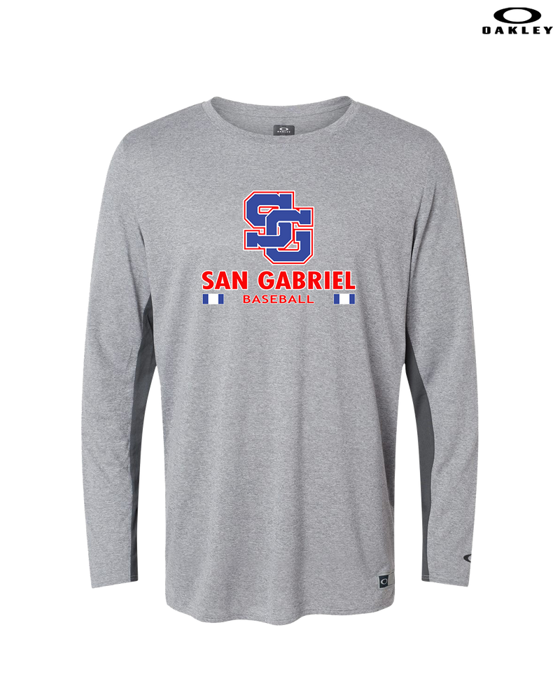 San Gabriel HS Baseball Stacked - Oakley Hydrolix Long Sleeve