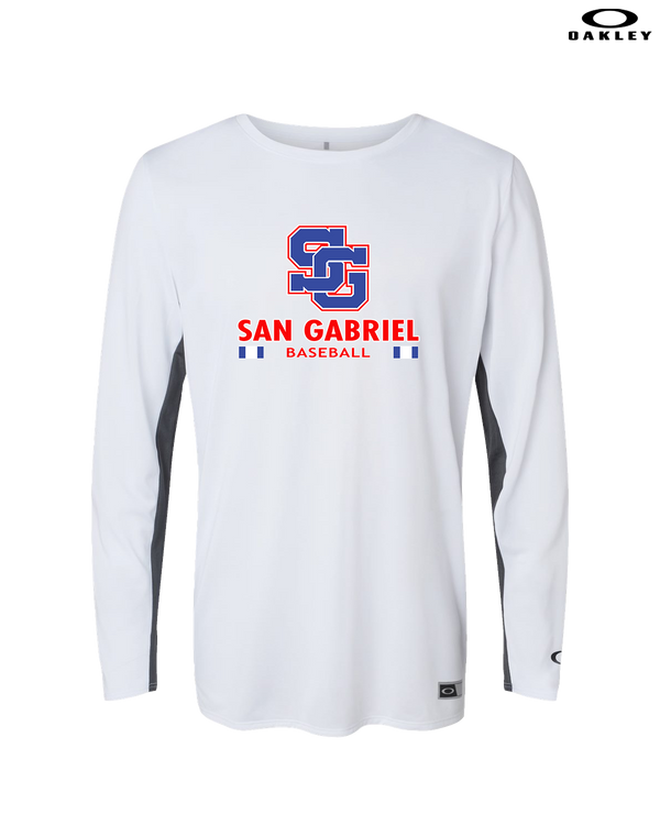 San Gabriel HS Baseball Stacked - Oakley Hydrolix Long Sleeve