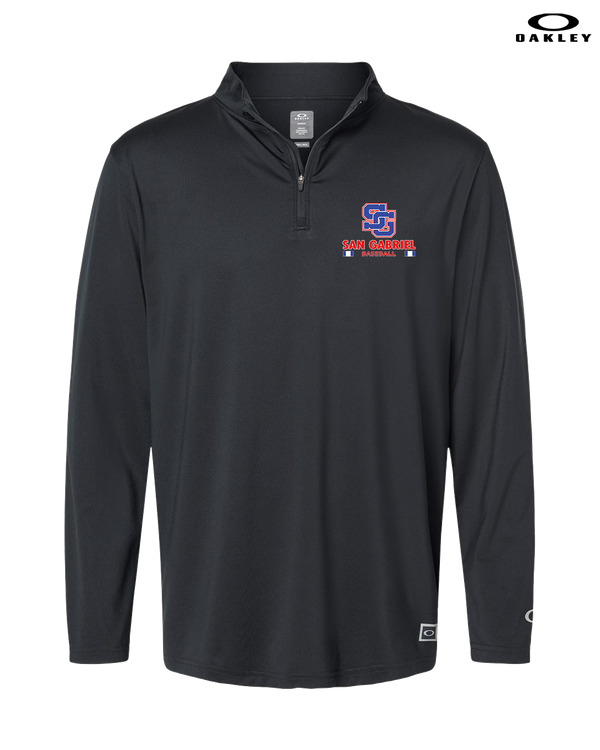 San Gabriel HS Baseball Stacked - Oakley Quarter Zip