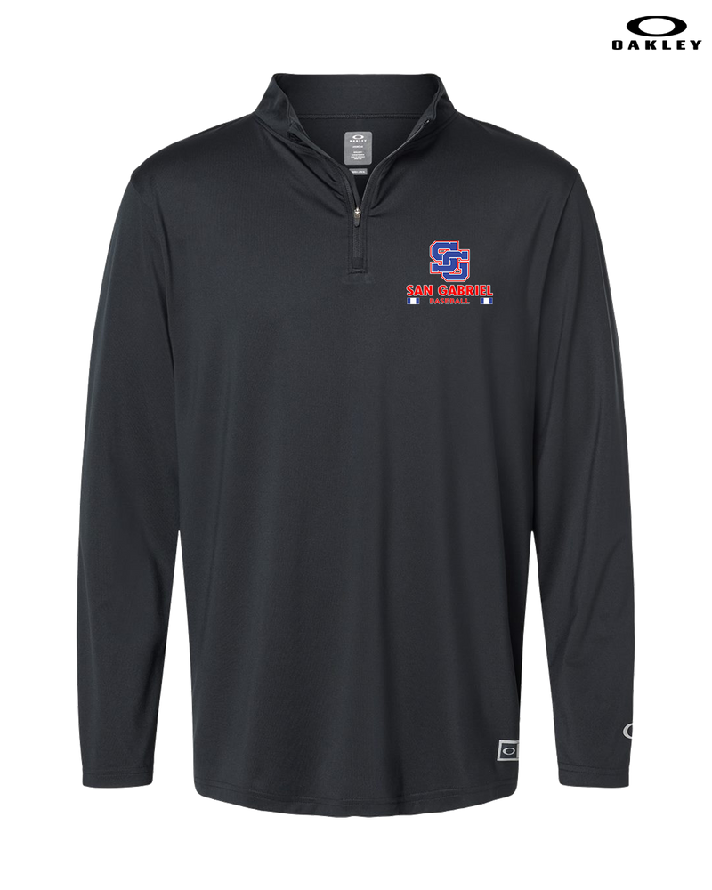San Gabriel HS Baseball Stacked - Oakley Quarter Zip
