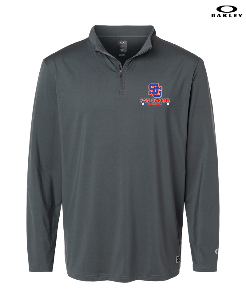 San Gabriel HS Baseball Stacked - Oakley Quarter Zip