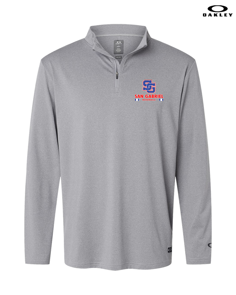 San Gabriel HS Baseball Stacked - Oakley Quarter Zip