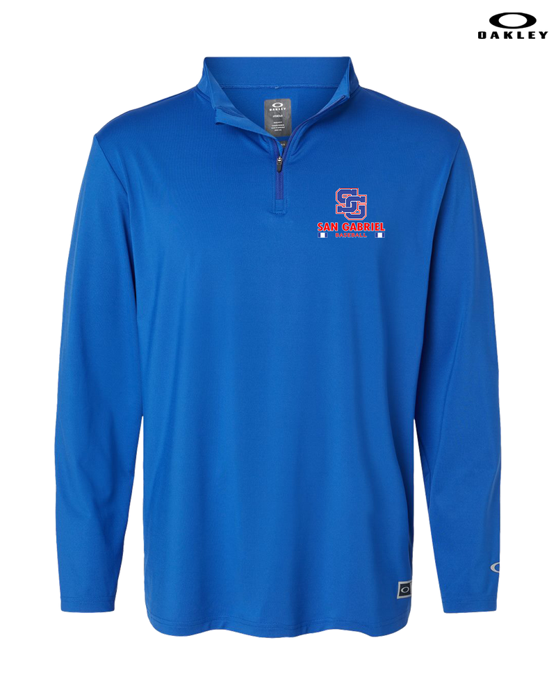 San Gabriel HS Baseball Stacked - Oakley Quarter Zip